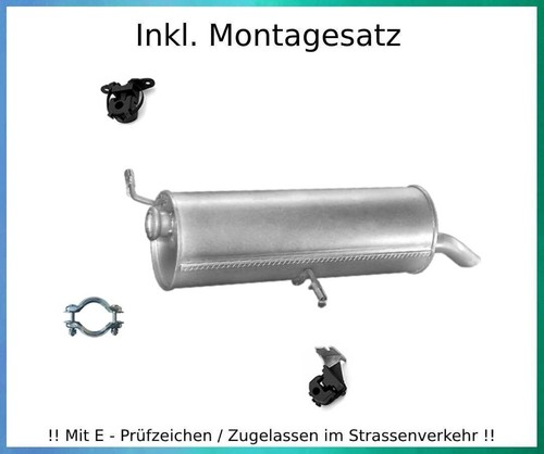 Endschalldämpfer für peugeot - für,