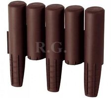 Palisade Rasenkante 2,7m Beetumrandung Beeteinfassung 4 Farben ANTHRAZIT NEU!!