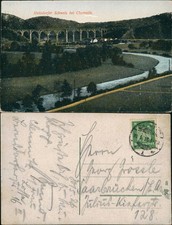 Hetzdorf-Flöha (Sachsen) Viadukt Hetzdorfer Schweiz bei Chemnitz. 1926