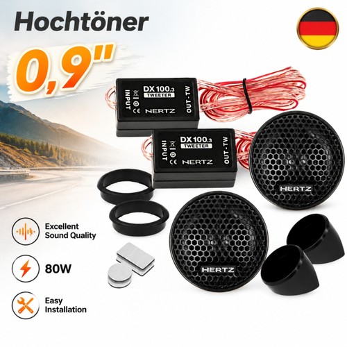 Car audio tweeter set - 2x, 4