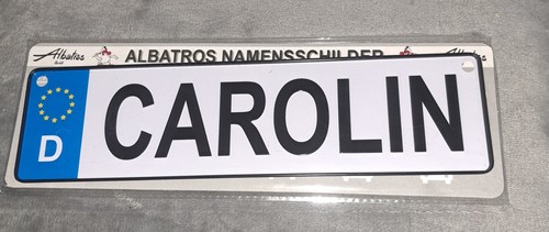 Namensschild carolin - namensschild,