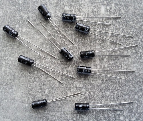 1uf 50v elko 105 - 50v, 105°c