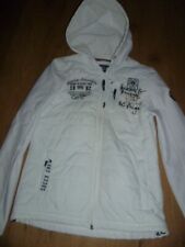 schöne Damen Stepp- Jacke Softshelljacke mit Kapuze Gr. S 36 von SOCCX weiß TOP