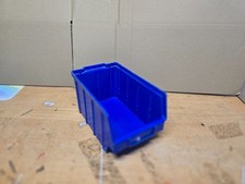 10 Stück Blau Kunststoff Box Stapelbar Lager Logistik Aufbewahrungskiste