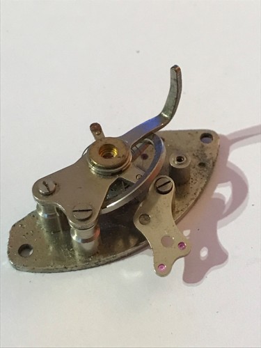 Vintage gebogene uhr unruh - vintage,