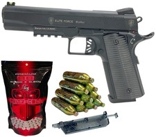 SET Elite Force BlaMer CO2 6mm Airsoft Pistole Fritz-Cell Bbs  Co2 Kapseln