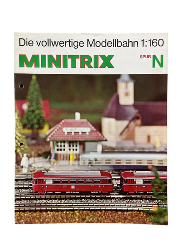 Vintage trix minitrix - trix, prospekt