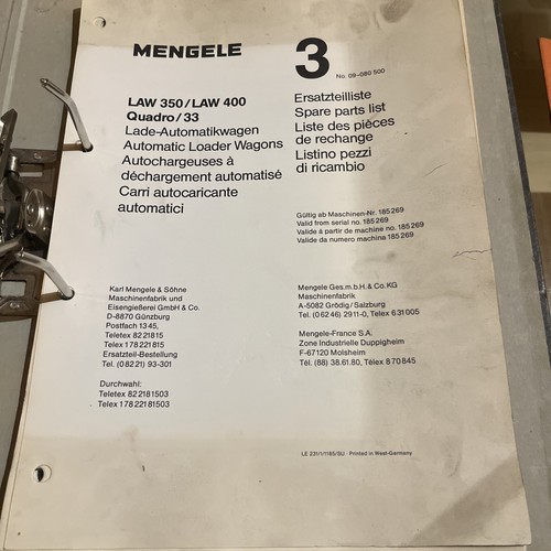 Mengele ladewagen law300 - ladewagen,