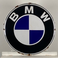 BMW Emailschild - Ø 50 cm