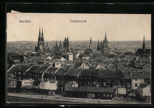 Ansichtskarte aachen - ansichtskarte,