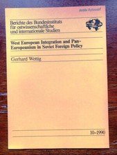 Wettig, Gerhard: West European