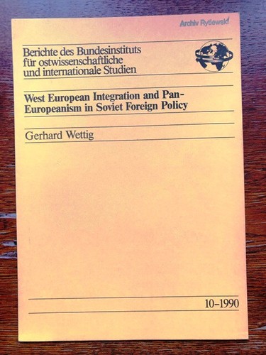 Wettig gerhard west - west, european