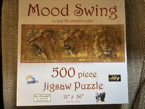 Mood swing löwen puzzle 500 - swing,
