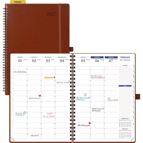 Kalender 2027 spiral - 2027, a4