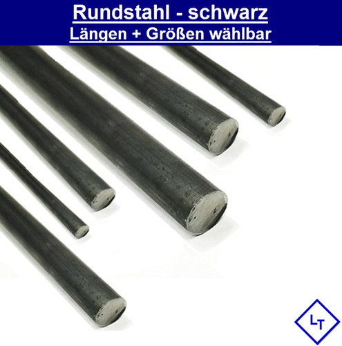 Rundstahl vollmaterial schwarz - rundstahl,