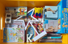 Trödelkiste - Spiele, Strumpfhosen, Weihnachtsdeko, Puzzle, DDR Spielzeug...