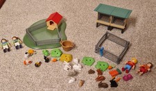 Playmobil 3210 Meerschweinchen-Gehege  & 6140 Hasenstall mit Frei-Gehege 