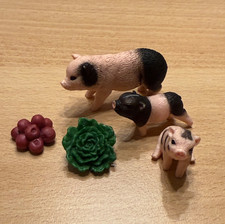 Schleich - 42422 Farm World - Mini-Schweine-Mutter + Ferkel u. Futter - ohne OVP