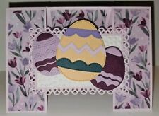 Grusskarte OSTERN Stampin Up "OSTEREIER" Rosa 3D Unikat