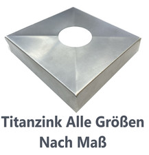 Schornsteinabdeckung Titanzink Kaminabdeckung Schornsteinkopfeinfassung nach Maß