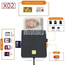 USB-Chipkartenleser SIM-Kartenleser Smartcard-Leser ID-KartenleserID / ICEMV SD