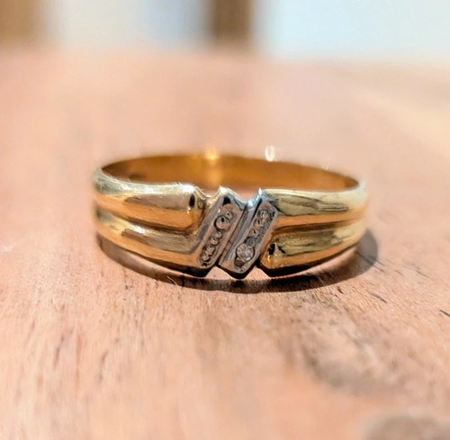 Eleganter 750 18k goldring - eleganter,