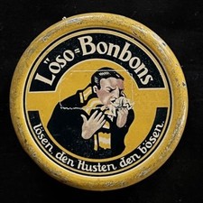 Löso Bonbons die lösen den Husten den bösen, Husten Bonbondose
