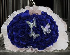 60 Ewiger Rosenstrauß Glitzer