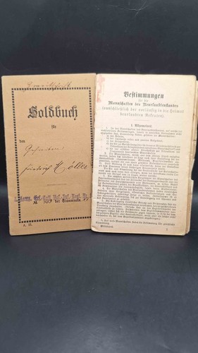 Soldbuch und wehrpaß eine - soldbuch,