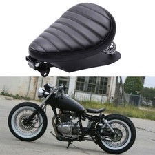 Motorrad Leder Solo Sitz mit Grundplatte für Suzuki Savage ls650 Bobber/Chopper