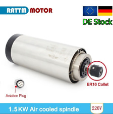 【DE】1.5KW Luftgekühlter Frässpindel 220V ER16 Air Cooled Spindle 80mm 24000RPM
