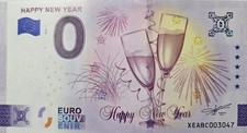 0 Euro Schein Happy New Year XEABC 2025-1 Silvester
