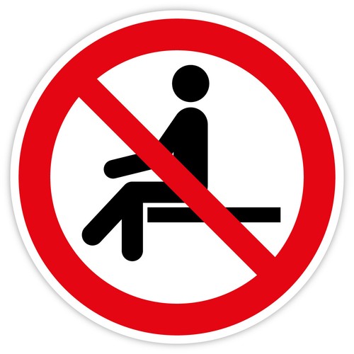 Aufkleber verbotszeichen - aufkleber,