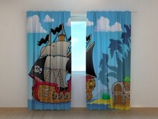 Fotogardine piratenschiff - fotogardine,