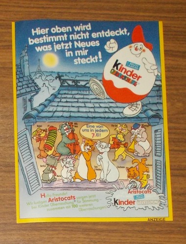 Seltene werbung kinder - werbung, Ü-ei