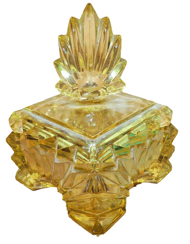 Alte glas deckelschale - alte, glas-deckelschale