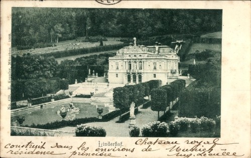 Linderhof ettal oberbayern - ak,