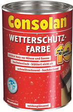 Consolan Wetterschutz-Farbe 10 L Farbauswahl