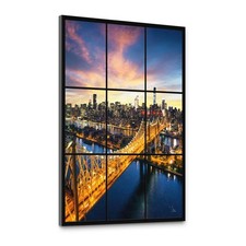 New York Skyline Leinwand Bild