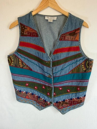 Vintage 90er bestickte