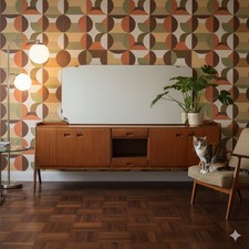 Vintage Anrichte mit Spiegel