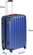  XL Blau Hartschalenkofferset Schloss Reisen Koffer