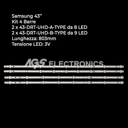 Kit strip led bars vestel - kit,