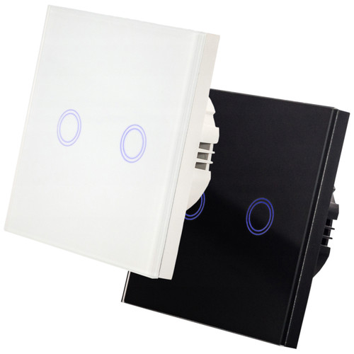 Glas touch doppelschalter - glas,