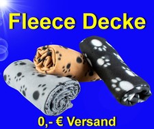Hunde Katze ❤️1 FLEECE DECKE ❤️ Haustierdecke Liegedecke waschmaschinenfest !!