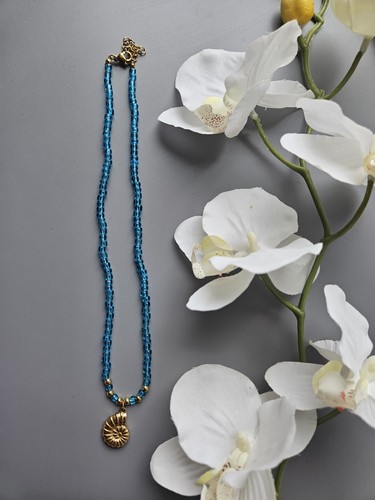 Kette halskette damen blaue - kette,,