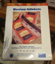 Bettwäsche Set Afrika Motiv bunt Microfaser 135x200 + 80x80 cm