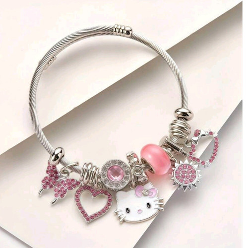 Hello kitty charm armband - hello, –