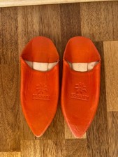 Orientalische BABOUCHE Lederschuhe Hausschuhe Pantoffel Größe 5