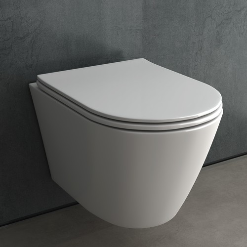 Spülrandloses hänge - spülrandloses, wc